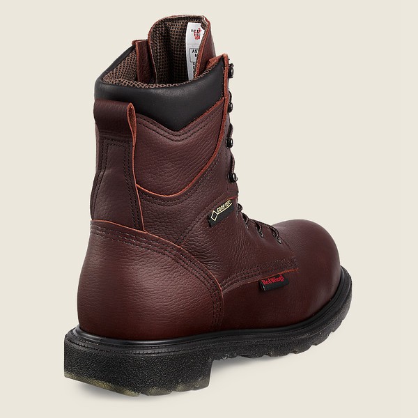 Red Wing Safety Boots Supersole® 2.0 - 8-inch Insulated Waterproof Csa Toe - Burgundy - Mens HVG0125